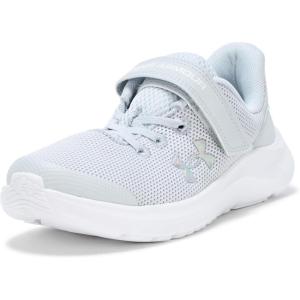 imageUnder Armour Girls Pre School Pursuit 4 Alternate Closure014 Halo GrayHalo GrayIridescent