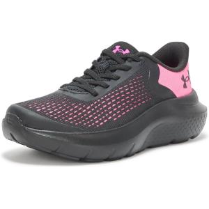 imageUnder Armour Girls Pre School Rogue 4 Alternate Lace Sneaker002 BlackAero PinkAero Pink