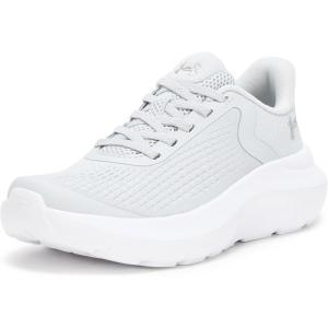 imageUnder Armour Girls Pre School Rogue 4 Alternate Lace Sneaker014 Halo GrayWhiteMetallic Silver