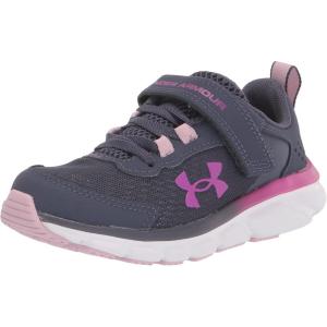 imageUnder Armour Girls PreSchool Assert 9 Alternate Closure501 Tempered SteelPink FogStrobe