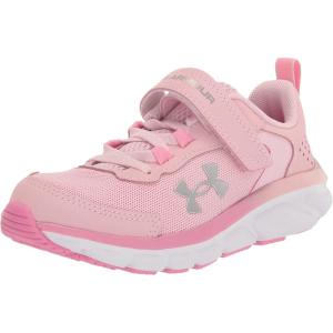 imageUnder Armour Girls PreSchool Assert 9 Alternate Closure601 Prime PinkFlamingoMetallic Silver