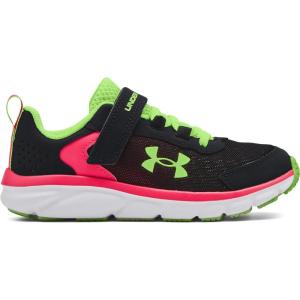 imageUnder Armour Girls PreSchool Assert 9 Alternate ClosureBlack 001Quirky Lime