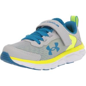 imageUnder Armour Girls PreSchool Assert 9 Alternate ClosureMod Gray 105Cruise Blue