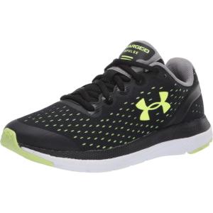 imageUnder Armour Kids Grade School Charged Impulse SneakerBlack 002Metallic Silver