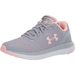 imageUnder Armour Kids Grade School Charged Impulse SneakerMod Gray 100Purple Dusk