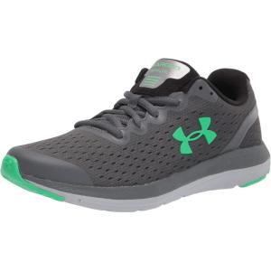 imageUnder Armour Kids Grade School Charged Impulse SneakerPitch Gray 105Mod Gray