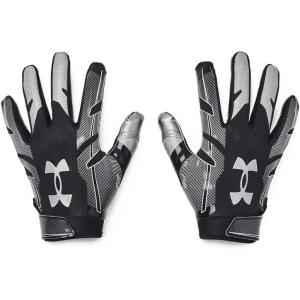 imageUnder Armour Mens F8 Football Gloves001  Black  Metallic Silver