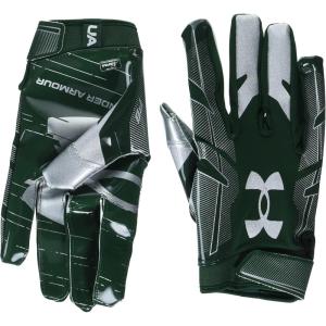 imageUnder Armour Mens F8 Football Gloves301  Forest Green  Metallic Silver
