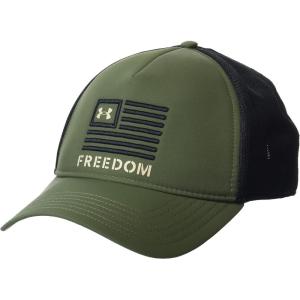 imageUnder Armour Mens Freedom Trucker Hat391 Marine Od Green  Black  Desert Sand