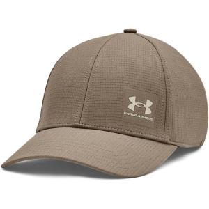 imageUnder Armour Mens Isochill ArmourVent Stretch Fit Hat200 Taupe Dusk   Fresh Clay