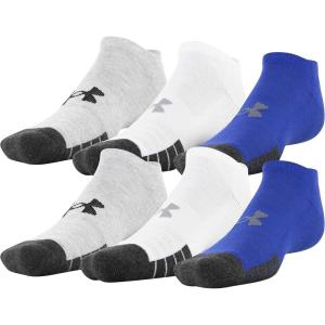 imageUnder Armour Performance Tech No Show Socks MultipairsRoyal Assorted 6pairs