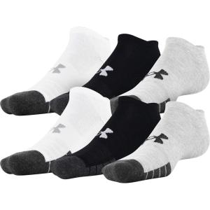 imageUnder Armour Performance Tech No Show Socks MultipairsSteel Assorted 6pairs