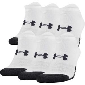 imageUnder Armour Performance Tech No Show Socks MultipairsWhite 6pairs
