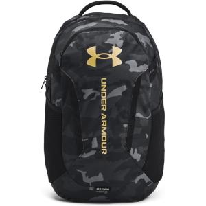 imageUnder Armour UnisexAdult Hustle 60 Backpack 001 BlackBlackMetallic Gold One Size Fits Most001 Black  Black  Metallic Gold