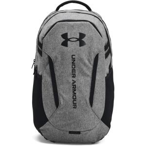 imageUnder Armour UnisexAdult Hustle 60 Backpack 001 BlackBlackMetallic Gold One Size Fits Most026 Castlerock Full Heather  Black  Black