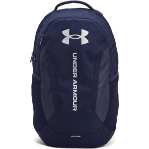imageUnder Armour UnisexAdult Hustle 60 Backpack 001 BlackBlackMetallic Gold One Size Fits Most411 Midnight Navy  Midnight Navy  Metallic Silver