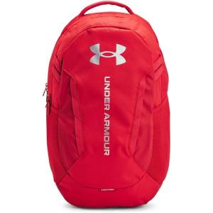imageUnder Armour UnisexAdult Hustle 60 Backpack 001 BlackBlackMetallic Gold One Size Fits Most600 Red  Red  Metallic Silver