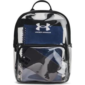 imageUnder Armour UnisexAdult Loudon Clear Mini Backpack960 Clear  Black  White