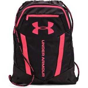 imageUnder Armour UnisexAdult Undeniable Sackpack  Pitch Gray Medium Heather 012Black  One Size Fits MostBlack 002Penta Pink