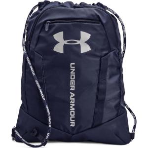 imageUnder Armour UnisexAdult Undeniable Sackpack  Pitch Gray Medium Heather 012Black  One Size Fits MostMidnight Navy 410Metallic Silver