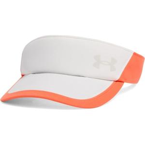 imageUnder Armour Womens Launch Run Visor114 White Quartz  Fire  Reflective