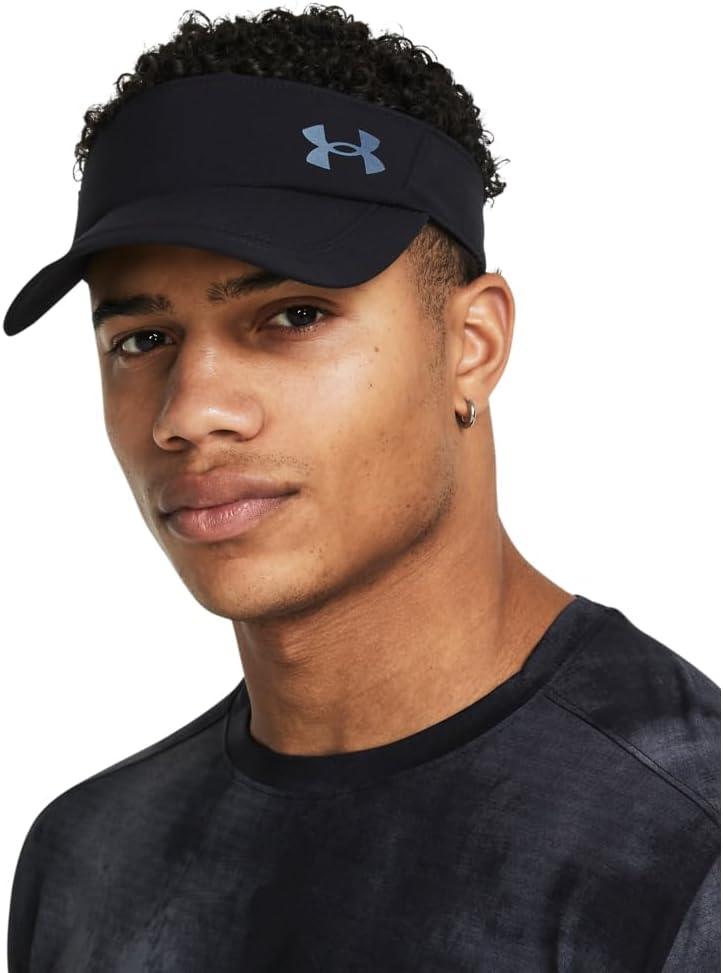 imageUnder Armour Mens Isochill Launch Run Visor001 Black  Black  Reflective