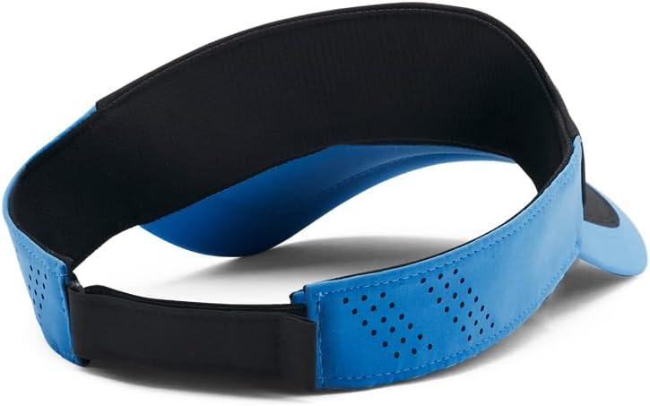imageUnder Armour Mens Isochill Launch Run Visor002 Black  Viral Blue  Reflective