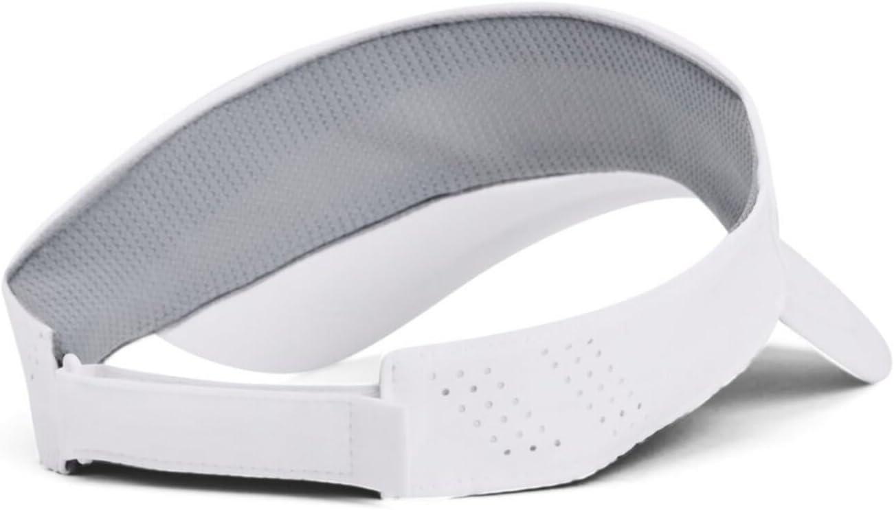 imageUnder Armour Mens Isochill Launch Run Visor100 White  White  Reflective