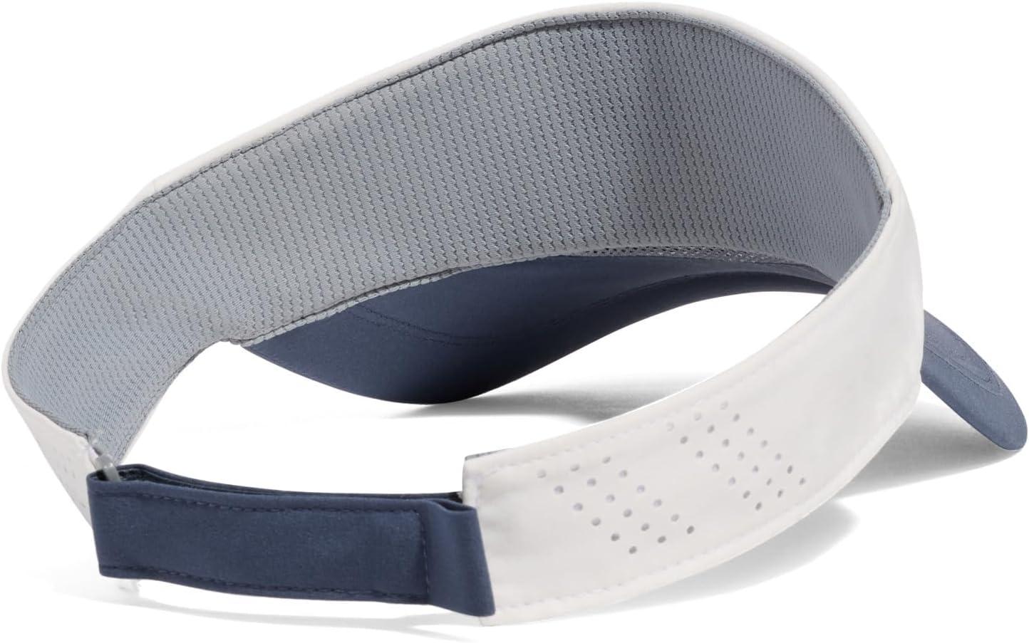 imageUnder Armour Mens Isochill Launch Run Visor114 White Quartz  Downpour Gray  Downpour Gray