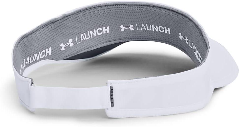 imageUnder Armour Mens Isochill Launch Run VisorWhite 100Reflective