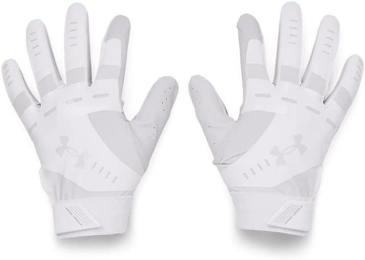 imageUnder Armour Radar Softball Gloves100 White  White  Halo Gray