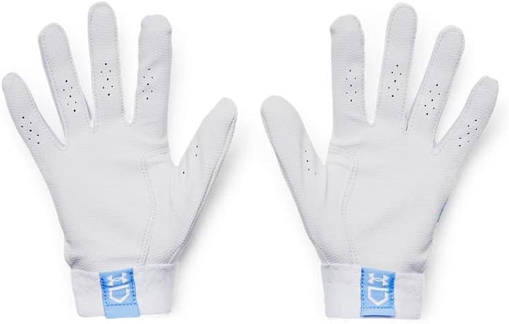 imageUnder Armour Radar Softball Gloves103 White  Carolina Blue  White