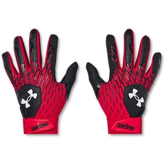 imageUnder Armour Boys Youth Clean Up Baseball Gloves001 Black  Red  White