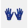 imageUnder Armour Boys F9 Nitro Football Gloves400 Royal  Capri  Metallic Silver