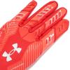 imageUnder Armour Boys F9 Nitro Football Gloves600 Red  Beta  Metallic Silver