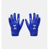 imageUnder Armour Boys Pee Wee F9 Football Gloves400 Royal  Capri  Metallic Silver