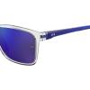 imageUnder Armour Boys Ua Hustle Jr Rectangular SunglassesCrystal ClearBlue