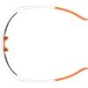 imageUnder Armour Boys Ua Playmaker Jr Wrap SunglassesWhite OrangeBlue Gradient