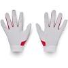 imageUnder Armour Boys Youth Clean Up Baseball Gloves105 White  Red  Red