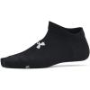 imageUnder Armour Kids Youth Essential No Show Socks 6 Pairs004 Black  Black  Halo Gray