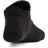 imageUnder Armour Kids Youth Essential No Show Socks 6 Pairs005 Black  Black  Mod Gray