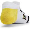 imageUnder Armour Kids Youth Essential No Show Socks 6 Pairs102 White  White  Black