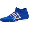 imageUnder Armour Kids Youth Essential No Show Socks 6 Pairs432 Tech Blue  Flare Orange  Nimbus Blue