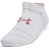 imageUnder Armour Kids Youth Essential No Show Socks 6 Pairs652 Rebel Pink  Rebel Pink  White
