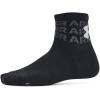 imageUnder Armour Kids Youth Essential Quarter Socks 6 Pack001 Black  Black  Mod Gray