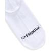 imageUnder Armour Kids Youth Essential Quarter Socks 6 Pack103 White  White  Electric Blue