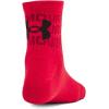 imageUnder Armour Kids Youth Essential Quarter Socks 6 Pack600 Red  Red  Black