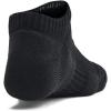 imageUnder Armour Kids Youth Training Cotton No Show Socks 6 Pairs001 Black  Black  White