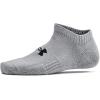 imageUnder Armour Kids Youth Training Cotton No Show Socks 6 Pairs035 Steel  White  Black