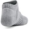 imageUnder Armour Kids Youth Training Cotton No Show Socks 6 Pairs035 Steel  White  Black